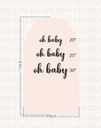 Oh Baby Sign OB2