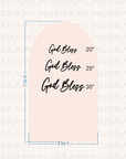 God Bless Acrylic Sign (GB3)