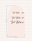 God Bless Acrylic Sign (GB5)