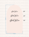 God Bless Acrylic Sign (GB6)